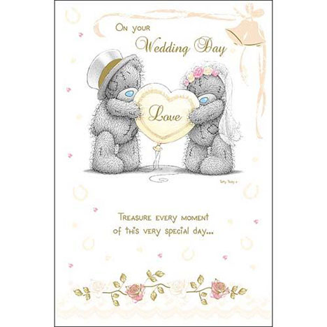 On Your Wedding Day Me to You Bear Card £3.45